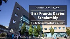Eira Francis Davies Master's Scholarship at Swansea University | Study in the UK